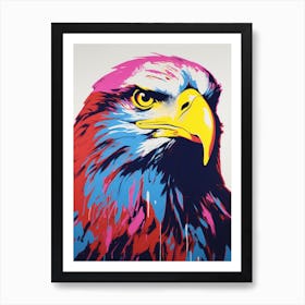Andy Warhol Style Bird Eagle 4 Art Print