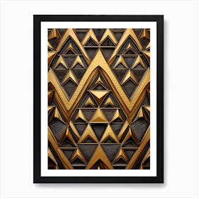 Geometric Pattern Illustration 8 Art Print