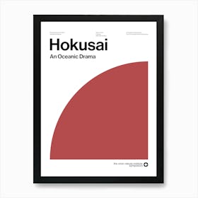 Hokusai, An Oceanic Drama Art Print