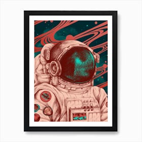 Into Space Art Print