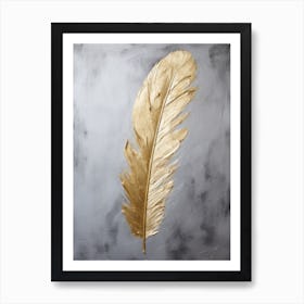 Gold Feather 4 Poster