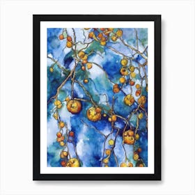 Golden Berry 3 Classic Fruit Art Print