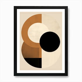 Monochrome Wolfsberg Geometric Tranquility Art Print