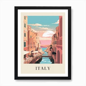 Vintage Travel Poster Italy Art Print