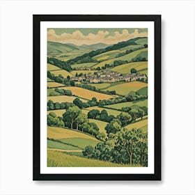 Valley View Art Print