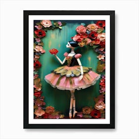 Day of Dead Marionette Art Print