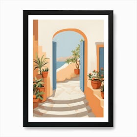 Doorway To The Sea 1 Art Print