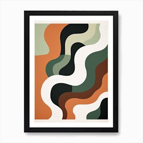 Ethereal Echoes; Risograph Abstract Classics Art Print