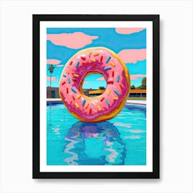 Colour Pop Donuts 6 Art Print