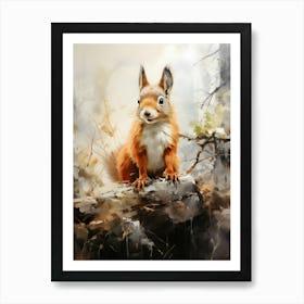 Red Squirrel 1 Art Print