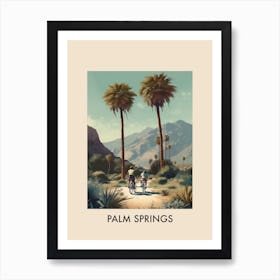 Palm Springs, Usa 6 Vintage Travel Poster Art Print