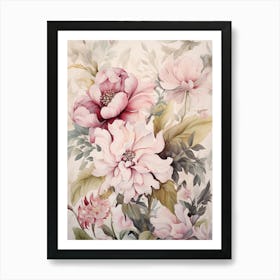 Pink Peonies Art Print