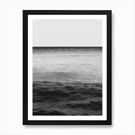 Black And White Seascape Art Print