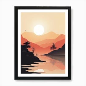 Minimalist Landscape 4 Art Print