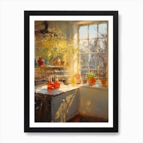 Window In The Kitchen Art Print