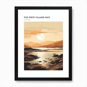 The West Island Way Scotland 2 Hiking Trail Landscape Poster Art Print