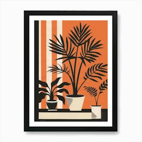 House With Plants 1 Art Print