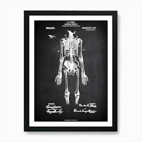 Anatomy Print, Anatomy Poster, Human Skeleton Print, Human Skeleton Poster, Bones, Medical Print, Anatomical Drawing, Human Anatomy Cm5471 Art Print