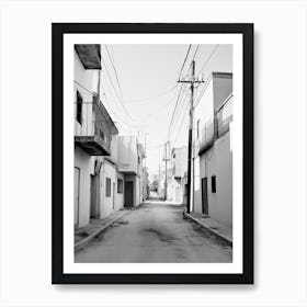 Nicosia, Cyprus, Black And White Photography 4 Art Print