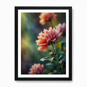 Peony Flower Art Print