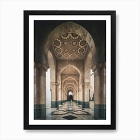 Landscapes Raw 19 Mosque (Morocco) Art Print