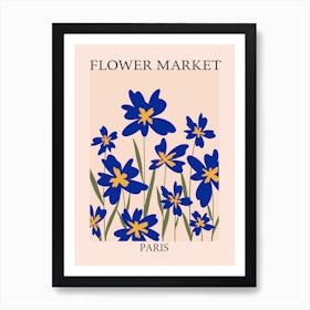 Paris Flowers 2 Art Print