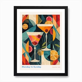 Art Deco Cocktail 5 Poster Art Print