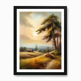 Landscape Painting 12 Art Print