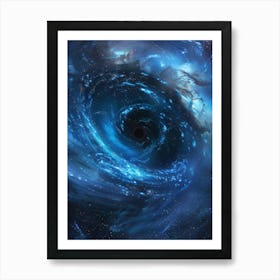 Black Hole In Space 2 Art Print