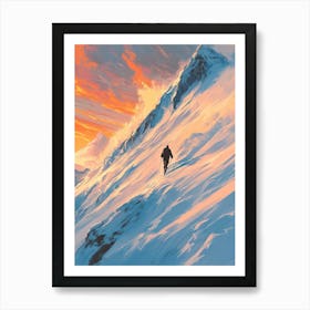 Man In The Snow Poster