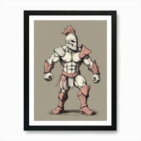 Spartan Warrior Art Print