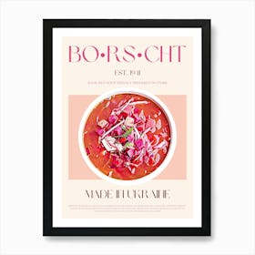 Borscht Mid Century Art Print