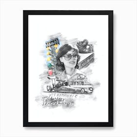 Shirley Muldowney Art Print