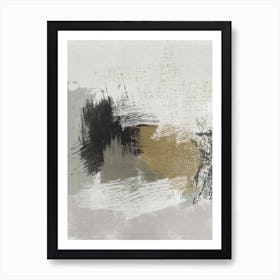 Abstract Brushstrokes Painting Art Print