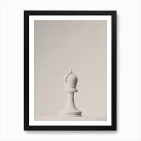 CHESS - The White Bishop I Art Print