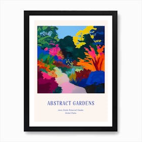 Colourful Gardens Lewis Ginter Botanical Garden Usa 1 Blue Poster Art Print