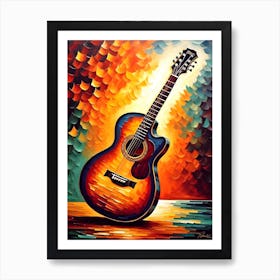 Guitar Art Print