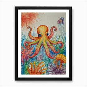 Octopus 59 Art Print