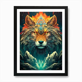 Wolf Mountain Art Print