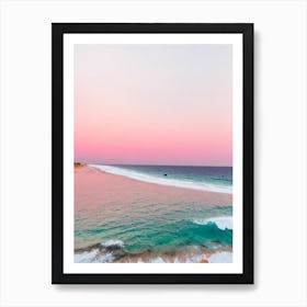 Cala Varques Beach, Mallorca, Spain Pink Photography 2 Art Print