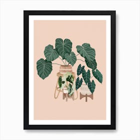 Philodendron Plants Art Print