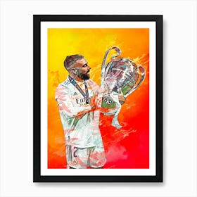 Dani Carvajal Real Madrid Art Print