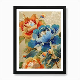 Chinese Flower Painting 98 Art Print