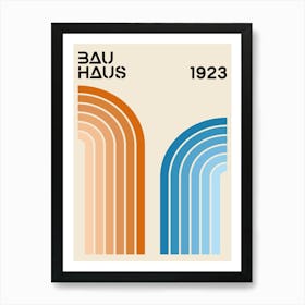 Bauhaus Rainbow Art Print
