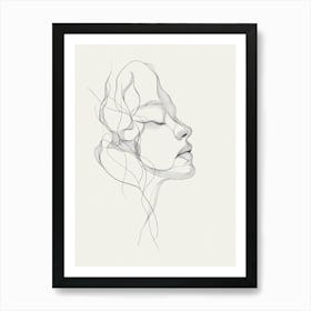 Portrait Of A Woman Art Print