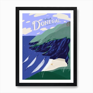 Ireland Surftrip Art Print