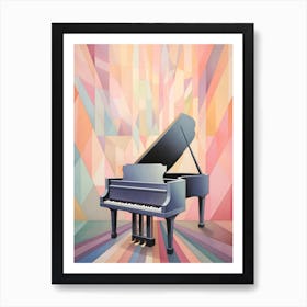 Abstract Geometric Music Illustration 1 Art Print