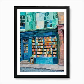 Edinburgh Book Nook Bookshop 4 Art Print