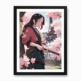 Japan Paris Art Print