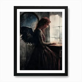 Angel Canvas Print Art Print